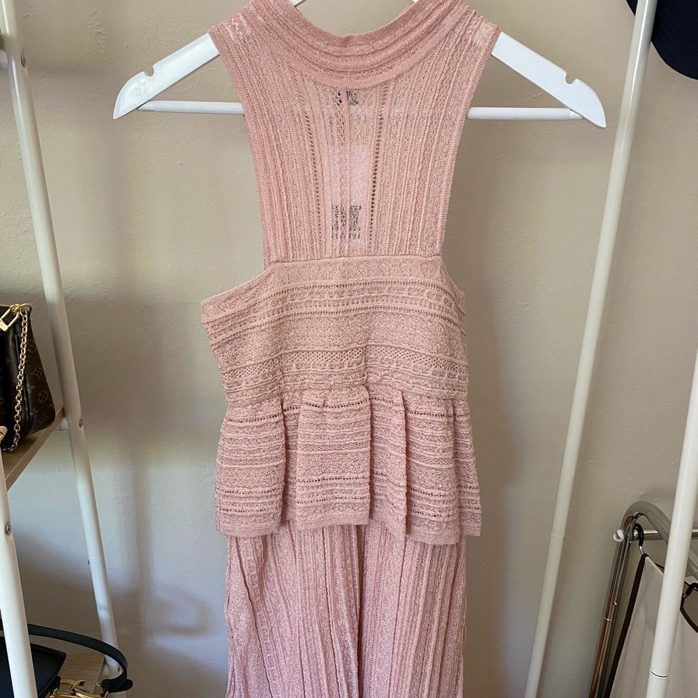 M Missoni a-line dress in blush